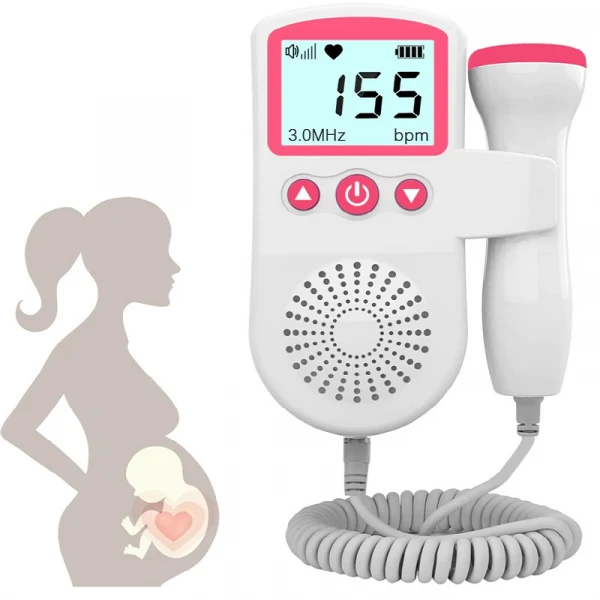 Fetal Heart Rate Monitor Home Pregnancy Baby Sound Detector - Image 1