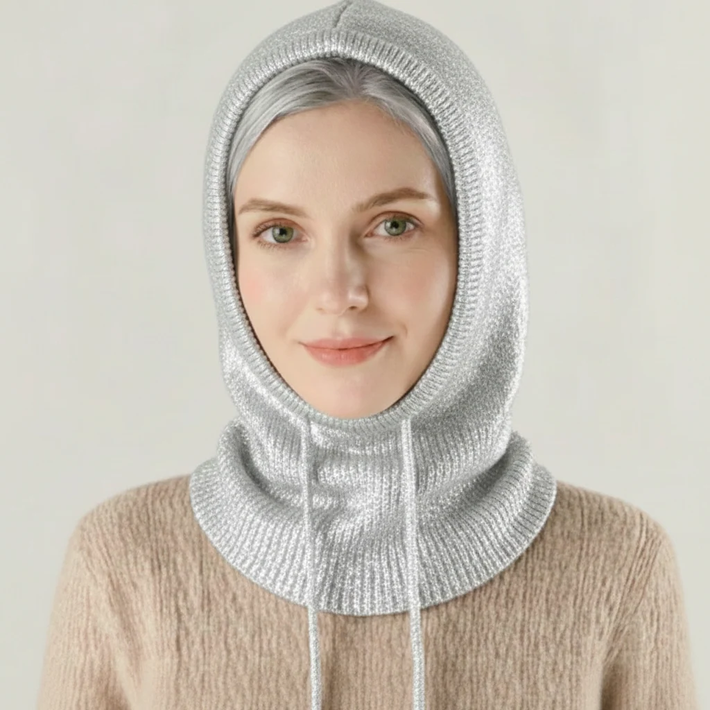 Knit Beanie Cashmere Winter Ribbed Stretch-Fit Warm Hat - Image 3