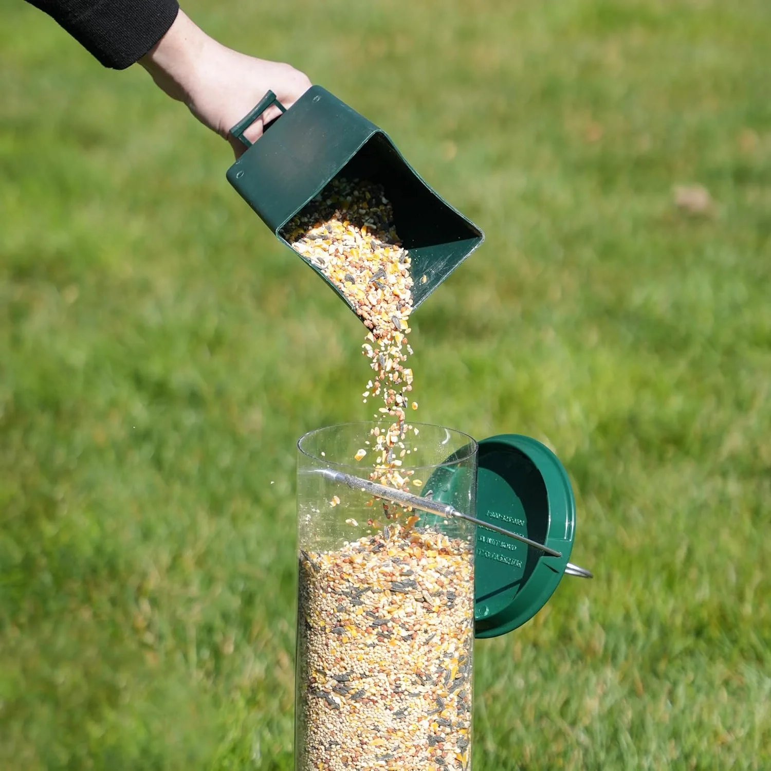 Squirrel Proof Bird Feeder Hanging Outdoor Garden Decor - Image 2